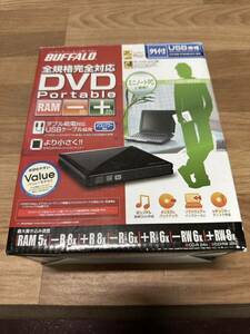 バッファロー BUFFALO 外付けポータブル DVDドライブ DVSM-PN58U2V-BK