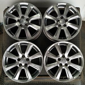 管理番号：Ｗ12-93【4本価格】【18×8J 5x114.3 ET+45 ハブ60】トヨタTOYOTA純正・200系 クラウンアスリート等・直接引取可能・下取り可能