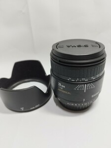 【動作確認済み】PENTAX用 シグマ ハイスピードワイド 28ｍｍ F1.8 Ⅱ 単焦点 レンズフード キャップ付き デジタルカメラ