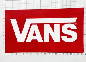 VANS OFF THE WALL Red Big Rare Sticker ヴァンズ オフ ザ ウォール 赤 ビッグ レア ステッカー日本未入荷 非売品