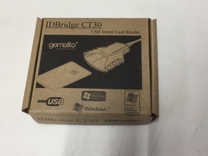 新品　接触型ICカードリーダー・ライター IDBridge CT30　