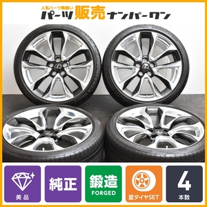 【鍛造 美品】レクサス LC Sパッケージ 純正 21in 8.5J 9.5J +25 ブリヂストン ポテンザ S001L 245/40R21 275/35R21 LS 空気圧センサー付