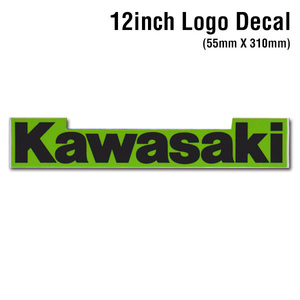 ディコール カワサキ 12インチ ロゴ ステッカー D