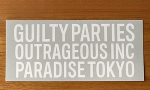 WACKO MARIA 非売品 ステッカー/guilty parties the paradise tokyo 天国東京 レア ノベルティ ロゴ シール