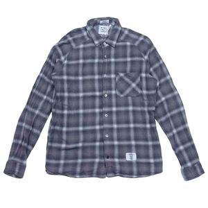 ベドウィン BEDWIN Checkshirts チェックシャツ シャツ グレー系 2【中古】 【即決】