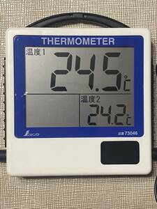 デジタル温度計 Ｇ－２ 二点隔測式 防水型