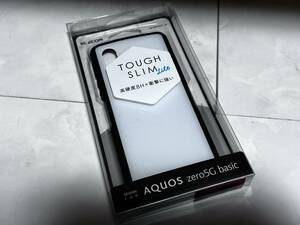 新品　AQUOS zero5G basic/TOUGH SLIM LITE/ケース/カバー/ホワイト/PM-S202TSLWH