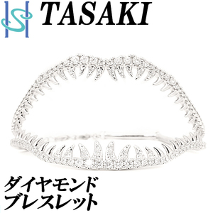 タサキ 田崎真珠 デインジャー ガルパー ダイヤモンド ブレスレット k18WG 牙 キバ 鮫 サメ TASAKI SH96263