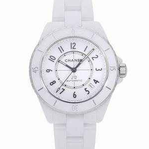 シャネル J12 ホワイトセラミック 38mm H5700 新品 ユニセックス 送料無料 腕時計