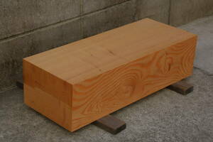 欅　けやき　ケヤキ　無垢材　彫刻材　長さ44.0cm　幅17.5cm　厚み11.8cm