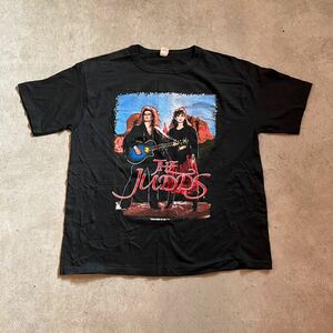 ザジャッズ The Judds ビンテージ 90s コピーライト アメリカ USA製 ロック バンド メタル ヘビメタ ツアーTシャツ XL 黒 ブラック 70s 80s