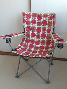 ノースイーグル キャンプチェア North Eagle かわいいデザインの持ち運び椅子 りんご アウトドア【USED】