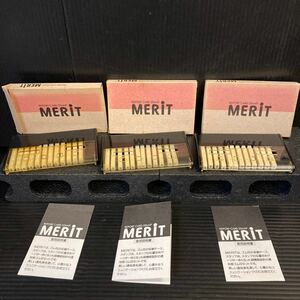 MERIT メリット　学校用通信簿用ゴム印　12本入り　評価印　採点　通信簿　数字　先生スタンプ　教員用はんこ　3セット　A・B・Cタイプ