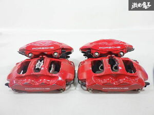 PORSCHE ポルシェ 純正 brembo ブレンボ 911 カレラ 997 対向 4POT フロント リア リヤ ブレーキ キャリパー 1台分 997.351.421 422 即納