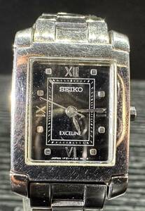 腕時計 SEIKO EXCELINE 1F21-5070 STAINLESS STEEL WATER RESISTANT セイコー エクセリーヌ 42.34g レディース WA132②