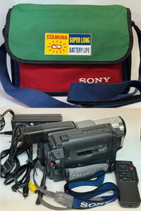 SONY ソニー/ハンディビデオカメラ/ハイエンドビデオカメラHi8/8㎜　CCD-TRV86　2.5型液晶モニター搭載