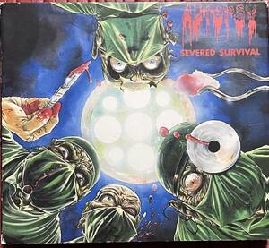 AUTOPSY - SEVERED SURVIVAL DEATH関連 2枚組 リマスター盤 デスメタル ブルデス スラッシュメタル
