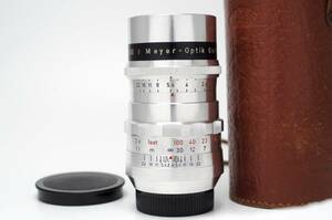 【良上品】M42 Meyer-Optik Gorlitz Trioplan 1:2,8/100mm マイヤー トリオプラン バブルボケ 赤V 1955年製 f2.8 (73)