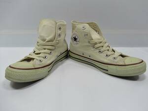 converse/コンバース/ハイカット/スニーカー/白/24.5cm/1000円売切