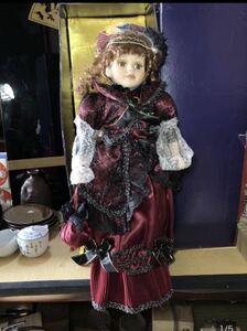 陶器製　限定品　ビスクドール　shelley 507 aristique DOLL 西洋人形　アンティークドール フランス人形