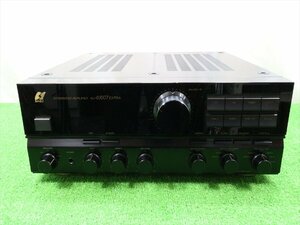 ◇SANSUI　山水　サンスイ　アンプ　プリメインアンプ　AU-α607EXTRA　ジャンク　コード切れ　要修理　リペア◇24-04-F96