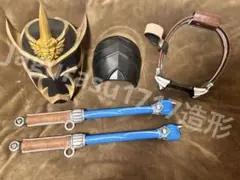 【最終値段現状品】音撃棒　マスク　コスプレ用セット　イブキ