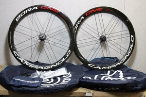 値下げ! ○Campagnolo カンパニョーロ BORA ONE 50 DB シマノフリー 11s対応 クリンチャー ブライトラベル カーボンホイールセット