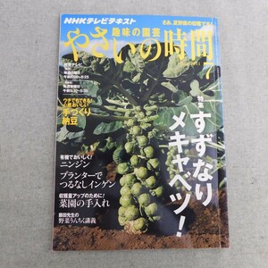 特2 53584 / NHKテレビテキスト 趣味の園芸 やさいの時間 2011年7月号 すずなりメキャベツ 有機でおいしく！ ニンジン 手づくり納豆