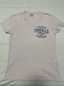REPLAY リプレイ VネックTシャツ 半袖Tシャツ サイズ S ライトピンク メンズ