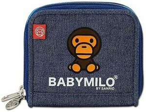 ベイビーマイロ ベビーマイロ ワレット 財布 ウォレット デニム 財布 サイフ BABYMILO BABY MILO A BATHING APE サンリオ マイロ 新品