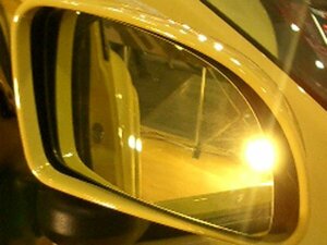 新品☆広角ドレスアップサイドミラー【ゴールド】　BMW 8シリーズ（E31）　インディビデュアル　850csi　アウトバーン【AUTBAHN】