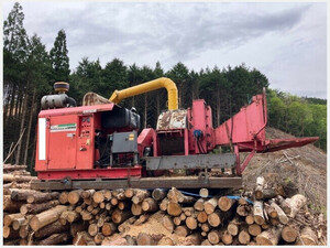 環境機械 ゼノア SR900 2001年 木材破砕機、定置・横入・可搬式、最大処理能力230mm、林業