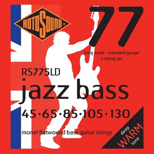 ロトサウンド 5弦ベース弦 1セット RS775LD JAZZ BASS 77 5-STRING STANDARD 45-130 5弦ベース用 エレキベース弦 ROTOSOUND