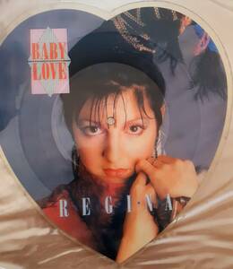 REGINA　レジーナ　Baby Love (Picture Disc Mix)　限定 UK盤 ハート型 変形 ピクチャーディスク仕様 7” シングル レコード