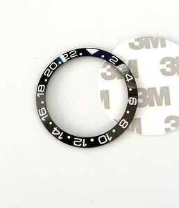 腕時計 修理交換用 社外部品 セラミック ベゼル インサート ブラック 黒 シート付属【対応】ロレックス GMTマスター 116710 Rolex
