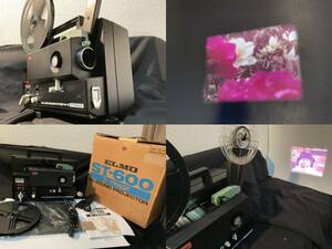 動作OK★ELMO ST-600★8ミリ2TRサウンド映写機★ベルト・ランプ交換済★定価￥112,000円★電源・元箱・リール付き★エルモ社 日本製