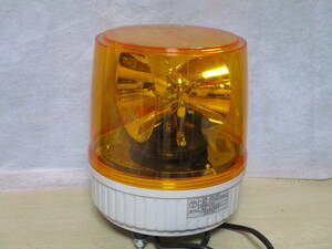 大型回転灯 三ツ星貿易 パトランプ 黄色 MT-100N