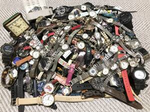ジャンク 腕時計 200本以上 SEIKO CITIZEN CASIO セイコー シチズン カシオ ブランド まとめ売り 大量 まとめて 動作未確認品 ⑥