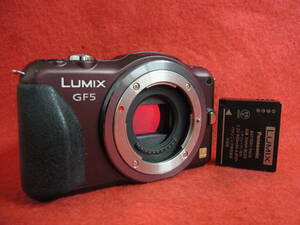K257/ミラーレス一眼カメラ Panasonic LUMIX DMC-GF5 バッテリー付き パナソニック デジタルカメラ 詳細は説明文記載 他多数出品中