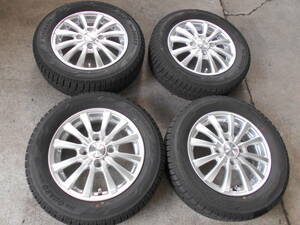 【T-040】 古い軽自動車 155/65R13 装着 iceGUARD 中古set まあ良い！