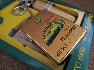 ZIPPO 『JTCC 1995 object T TRAMPIO BP OIL CORONA EXIV 限定品』1995年3月製造 トランピオ オイルライター ジッポー 廃版激レア 未使用品