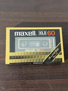 未使用 カセットテープ maxell マクセル XLⅡ 60昭和レトロ 当時物 