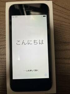 iPhone5s 16GB　グレー　新品　AU　送料無料