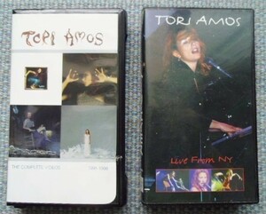 VHSビデオ2本/Tori Amosトーリ・エイモス/The Complete Videos 1991 - 1998 +ライブ・フロム・NY（Live From New York）