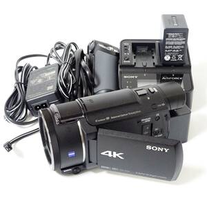 ソニー FDR-AX60 デジタル4Kビデオカメラレコーダー他 SONY 通電確認済 80サイズ発送 KK-2685667-75-mrrz