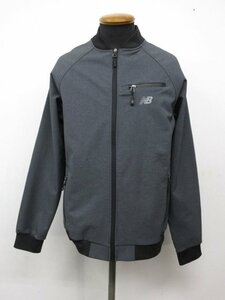 t2694　ニューバランス　メンズ　ジャケット　アウター　ブルゾン　ジャンパー　薄手　グレー　サイズS　NB　New Balance