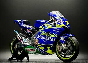 ホンダ RC211V テレフォニカ モビスター ＃74 加藤大治郎 MotoGP2003 タミヤ 1/12プラモデル完成品！!