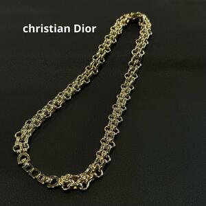 『christian Dior』 クリスチャンディオール チェーンネックレス
