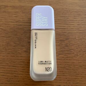 【中古美品】日本ロレアル｜L’Oreal MAYBELLINE NEWYORK SPステイ ルミマット リキッドファンデーション 35mL N20 