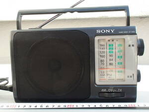 ★良好動作品★SONY AM/FMラジオ ICF-810V★ワイドFM対応 ★スピーカーが大きいので大きな音が出ます★低音がしっかりしています★